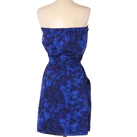 Urban Outfitters Staring at Stars sleeveless strapless purple blue tie dye dress - Picture 2 of 8